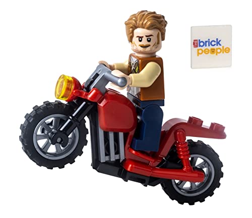 LEGO Jurassic World : Owen avec moto - Jouet à Assembler - 1