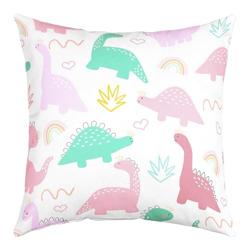 Housse Coussin Dinosaure Enfant 40x40