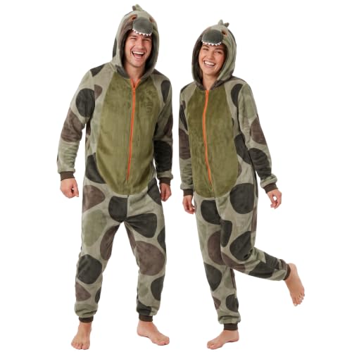 Get Trend Dinosaure Combinaison Pyjama Femme et Homme, 3D Ha