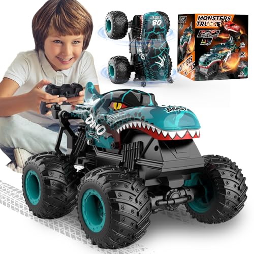 Voiture Télécommandée, Monster Truck Telecommande avec Lumiè