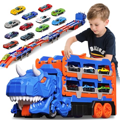 Sternstunde Camion de Transporteur Voiture Enfant avec 12 Pe