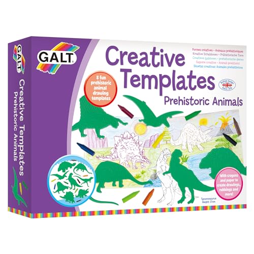 Galt Toys Creative Templates Prehistoric Animals, kit de Loi