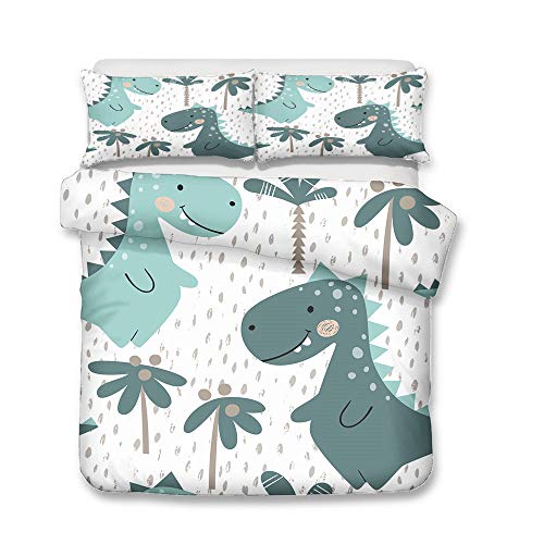 Housse Couette 3D Dinosaure 180x220cm
