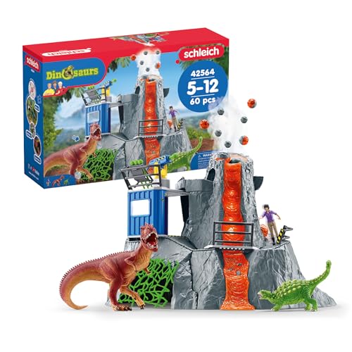 Schleich Dinosaurs - 42564 Expédition au Grand Volcan, Set d