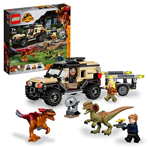 LEGO 76951 Jurassic World Le Transport du Pyroraptor et du D