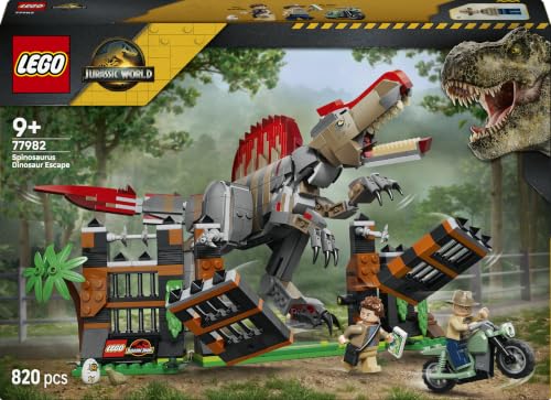 LEGO Jurassic World L’évasion du spinosaure 77982