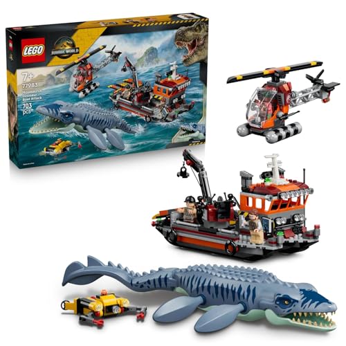 LEGO Jurassic World L’Attaque du Bateau par Le Mosasaure - C