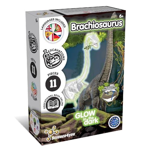 Science4you Dinosaur Brachiosaurus Kit - Excaver et Assemble