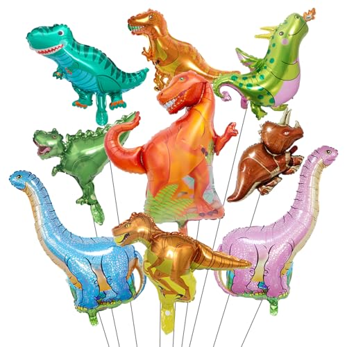 Ballons Dinosaure Fête Enfants 9 pcs