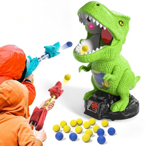 BLmukce Jouet de tir Dinosaure pour garçon de 2, 3, 4, 5, 6,