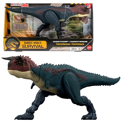 Mattel Jurassic World Figurine articulée de Dinosaure, carno