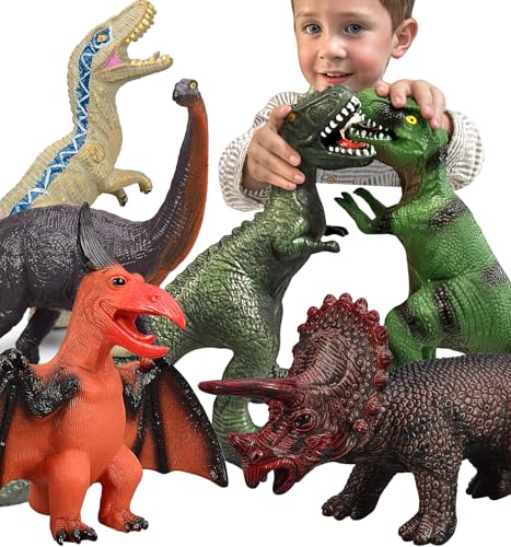 Lot 6 Dinosaures Géants Enfants