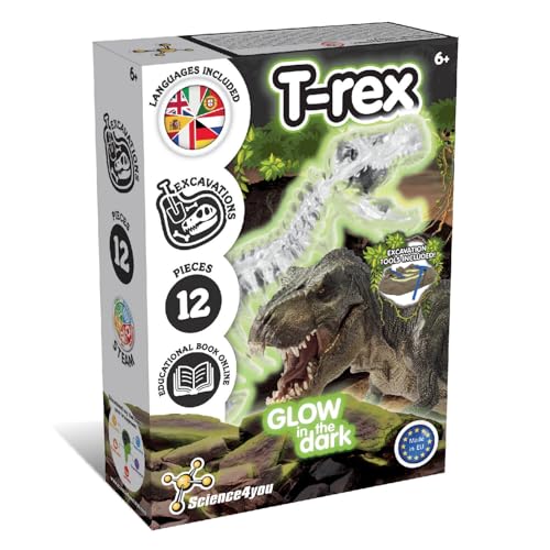 Science4you Excavation de Fossiles T-Rex - Jouet avec des Di