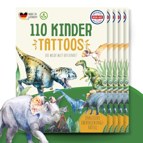 Tatouages enfants dinosaures vegan