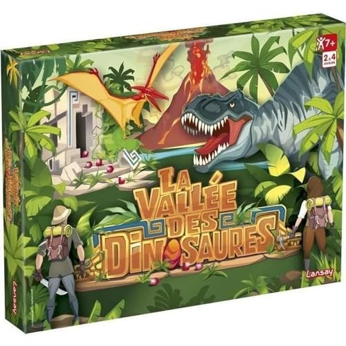 Lansay - La Vallée des Dinosaures - Jeu de Société Enfant dè