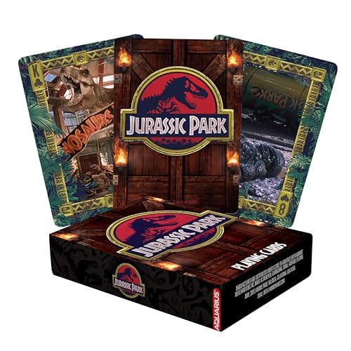 Aquarius Cartes à Jouer Jurassic Park - Jeu de Cartes sur Le
