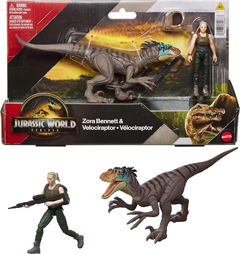 Mattel Jurassic World Rebirth Lot de figurines humaines et d