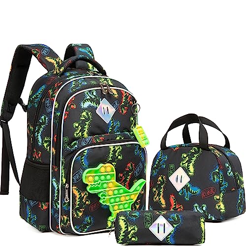 HTgroce Dinosaures Sacs à Dos Pour Enfant Garçon Primaire Ca