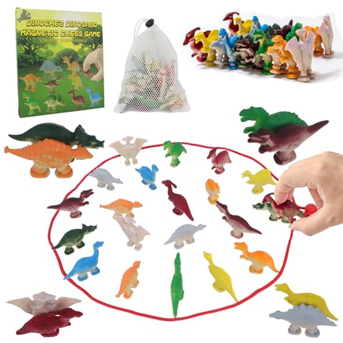 Jeu déchecs Dinosaures pour Enfants, Jeu déchecs magnétique 