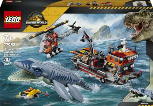 LEGO Jurassic World L’Attaque du Bateau par Le mosasaure 779