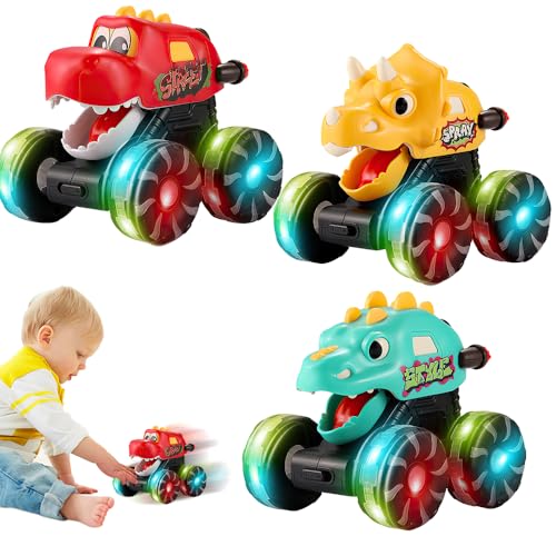 Dhqkqg Press and Go Voiture Jouet, 3 Pièces Jouet Voiture Be