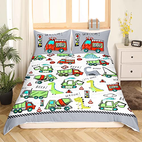 Construction Parure de Lit 200x200cm Ensembles de Dinosaures