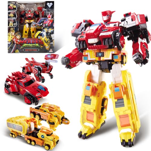 Quantum Heroes DINOSTER Raptor Tron 28cm - Robot 3-en-1, dès