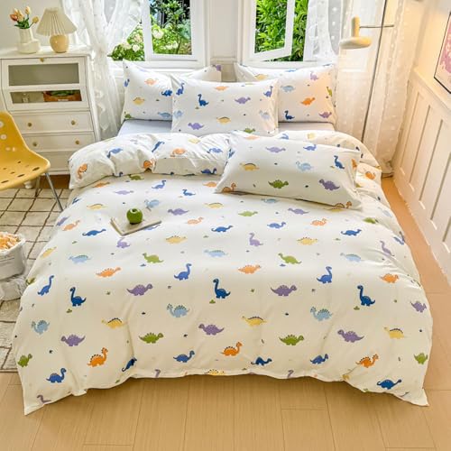 Parure Lit Coton Lavé Dinosaure 200x230