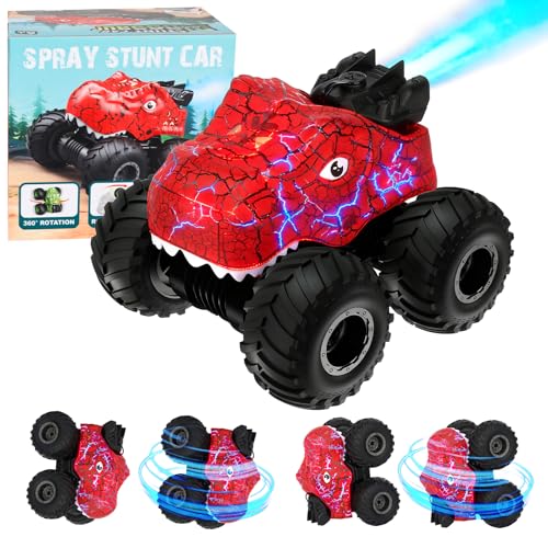 Voitures Dinosaures - Monster Trucks Télécommandés avec Lumi