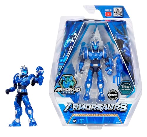 Armorsaurs : TJ, Pilote de Tricératops - Figurine de 9,5 cm