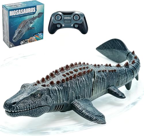 7JI Télécommandé Mosasaurus RC Bateau, 2,4 GHz Bateau Requin