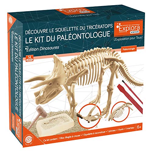 EXPLORA - Tricératops - Kit De Paléontologue - 039399 - Plât