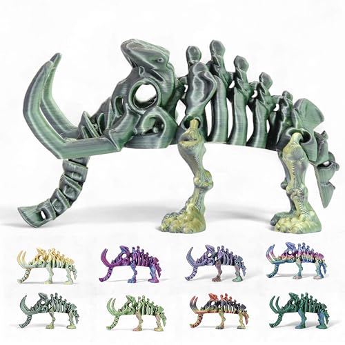 200 Grand Mammouth articulé. Grand Jouet Dino. Figurine Stég
