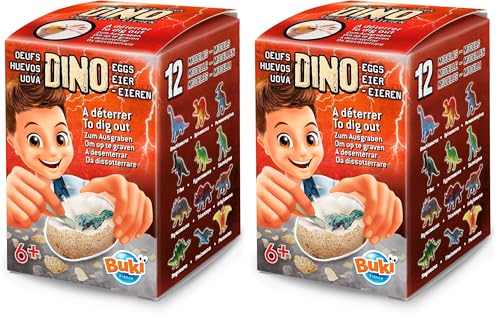 Buki - D6O - Œuf Dino - modèle aléatoire (Lot de 2)
