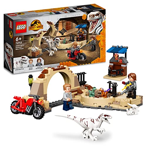 LEGO 76945 Jurassic World La Poursuite en Moto de l’Atrocira