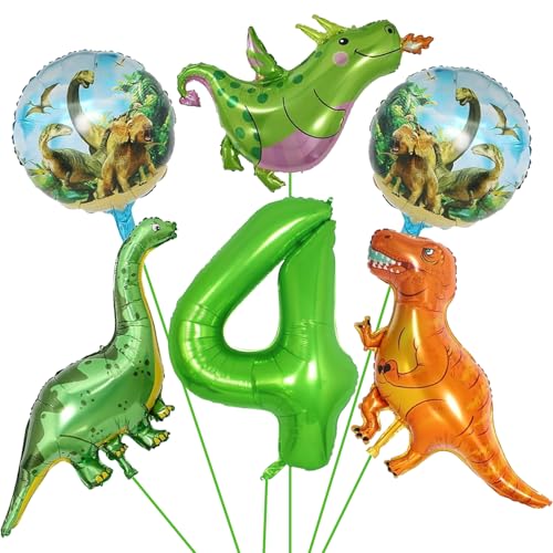 Ballons Anniversaire Dinosaure 4 Ans