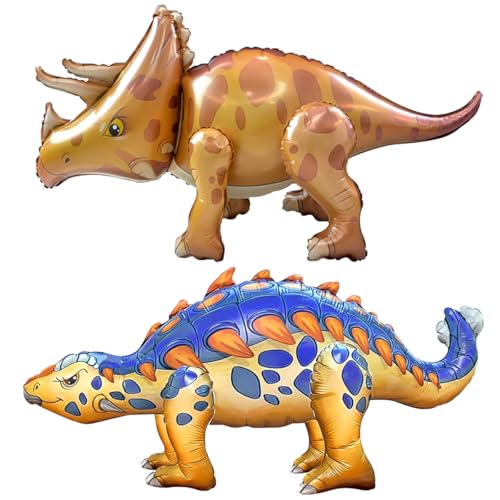 Ballon en aluminium 3D Dino, ballon géant de fête dans la ju