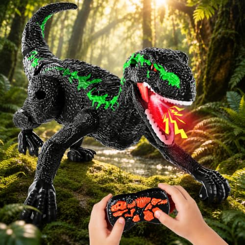 JeeMoien Jouet Dinosaure Télécommandé, Idée Cadeau Anniversa