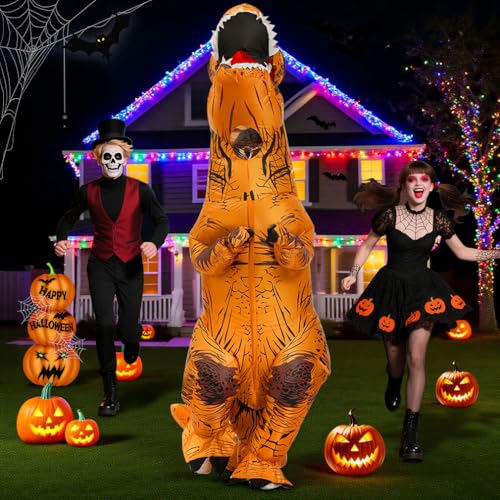 JASHKE Costume Dinosaure Gonflable Déguisement Dinosaure Gon