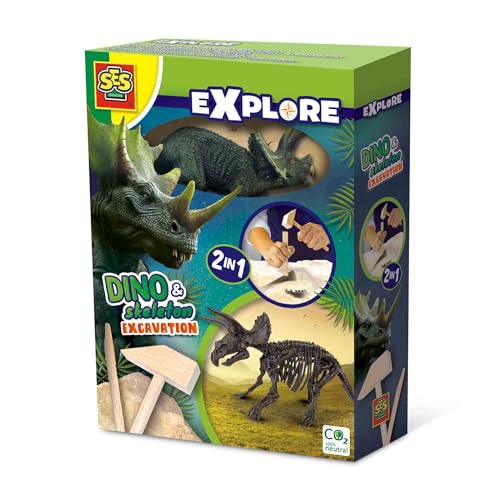 SES Creative 25093 - Recherche Ton Dinosaures et de squelett