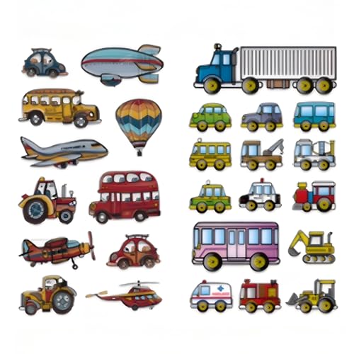 ECHOCUBE Tatouage Temporaire Enfant,60 Feuilles Style Mixte 