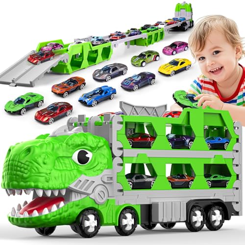 Camion Dinosaure Transporteur Pliable