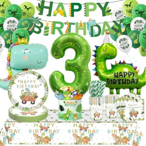 Kit Anniversaire Dinosaure 3 Ans