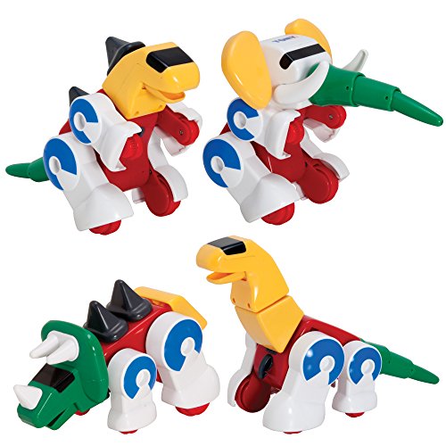 TOMY Games Constructables Jeu de Dinosaures motorisés
