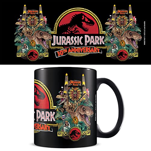 Jurassic Park Mug en céramique avec coffret cadeau Motif log