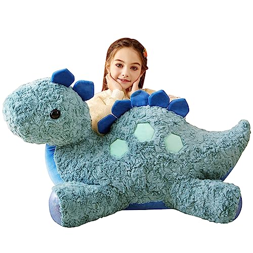 Tumyay Dinosaure Stégosaure Peluche Géant Animal Jouet,78cm 