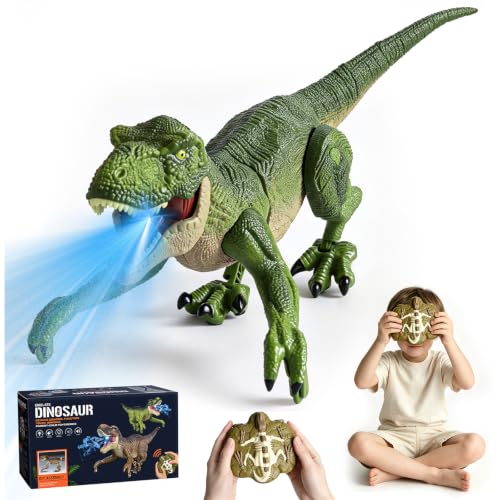 Jouet Dinosaure Télécommandé Enfants, 2.4GHz RC Dino Robots 