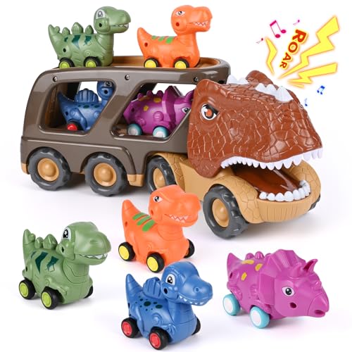 Weinsamkeit Jouet Camion Dinosaure Enfant avec Sons & Lumièr