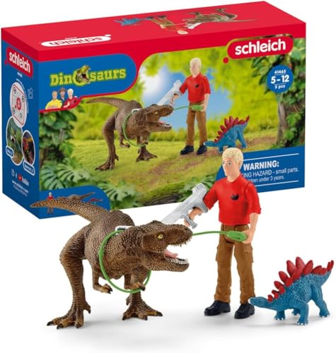 Schleich 41465 Attaque Tyrannosaure Rex (Dinosaurs)