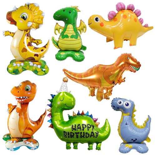 Ballon dinosaure RoadLoo 7 ballons dinosaures en aluminium D